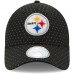 Women's Pittsburgh Steelers New Era Black Dotted Shine 9TWENTY Adjustable Hat 2759402